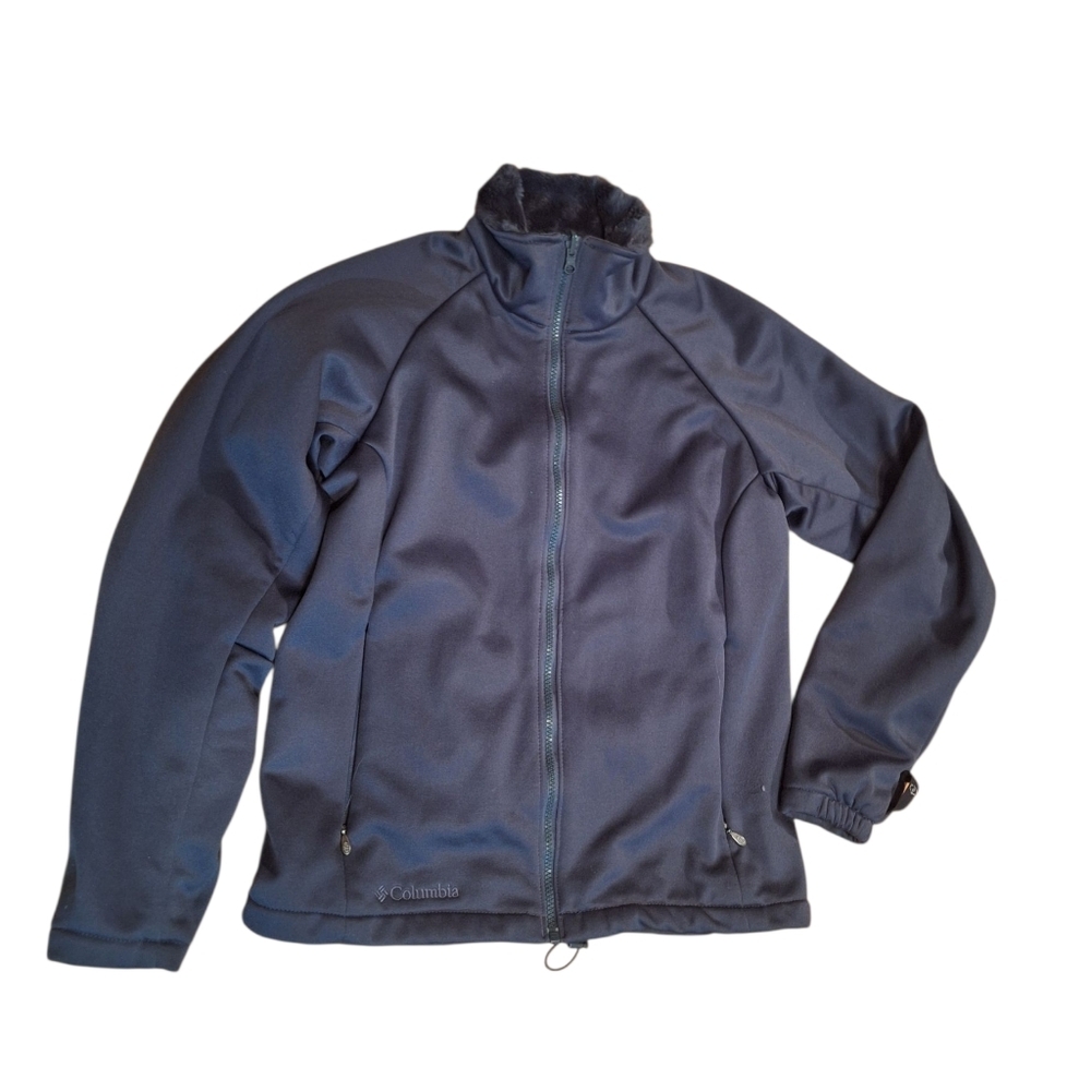 Columbia Women's Full Zip Fleece Jacket Ladies Small Outdoor Hiking Camping Fall